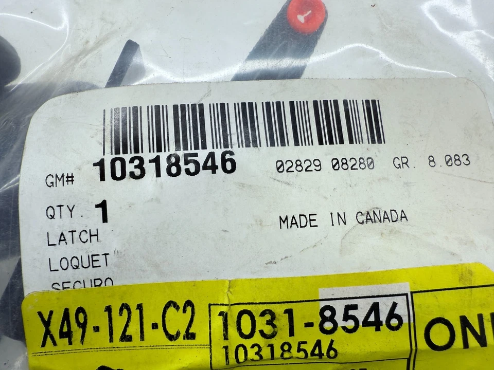NUEVO OEM 1997-2005 Chevy Oldsmobile Venture Silhouette capó con cierre 10318546 C30-31 Foto 3 de 3