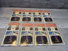 RARE Harry Potter Sorcerer's Stone Quidditch Stickers Lot Of 8 New Sealed G37e