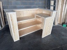 ⭐️⭐️⭐️ Wooden Home Bar, Man Cave, Micro Pub, Reception Desk, 1.5mt Bar ⭐️⭐️⭐️