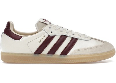 adidas Samba OG Wonder White Shadow Red - JS3830