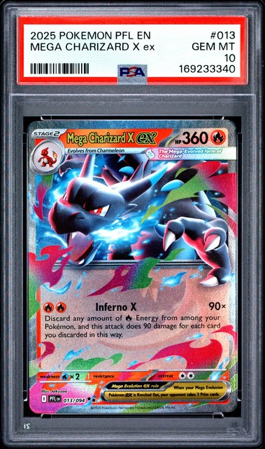 Mega Charizard X ex #13 (Phantasmal Flames)