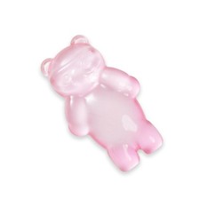 Cute Clear Pink Bear Ergonomic Silicone Gel Mouse Wrist Rest Pad Support