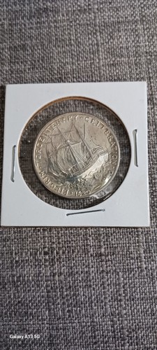 1920 Pilgrim Tercentenary Commemorative Half Dollar 50C - Picture 2 of 2