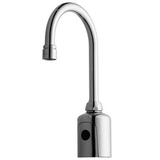 CHICAGO FAUCETS 116.203.AB.1 Gooseneck,Chrome,Chicago Faucets,0.5gpm 5UTW6