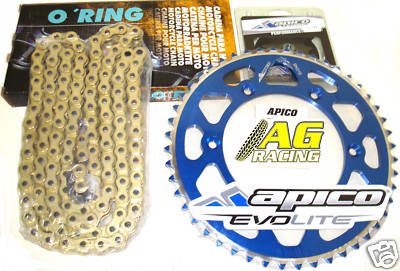 Yamaha YZ 125 05-08 Iris 520 O-Ring Ketten- & Ritzelset 12T 48T Blau