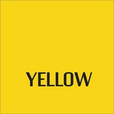 12" x 10' (ft) - Yellow - Outdoor, Permanent Adhesive Vinyl for Signs, Decals