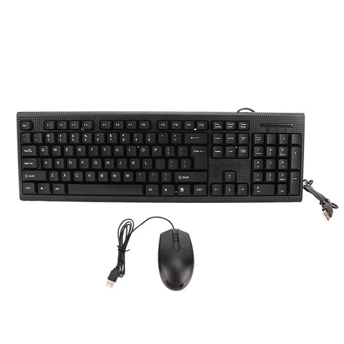 CMK858 USB Keyboard And Mouse Set 104 Keys Computer Keyboard 1600DPI Mouse For - Picture 2 of 24