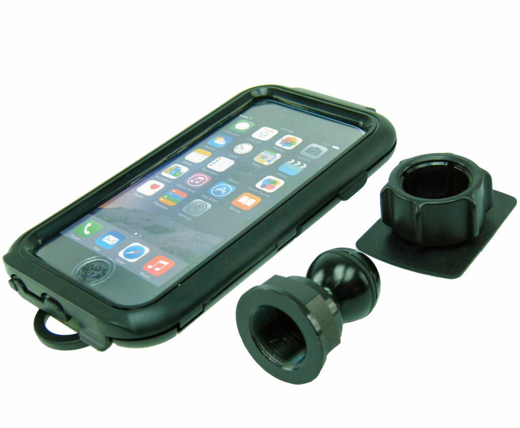 Yoke 40 Motorcycle Yoke Nut Compact Tough Case Mount for Apple iPhone 7 (4.7\