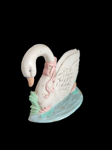 Vintage Painted Cast Iron Figural Duck Doorstop - Picture 6 of 12