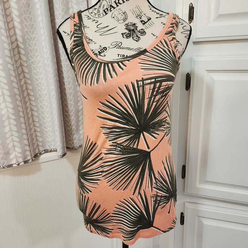 A NEW DAY orange tank top- size L