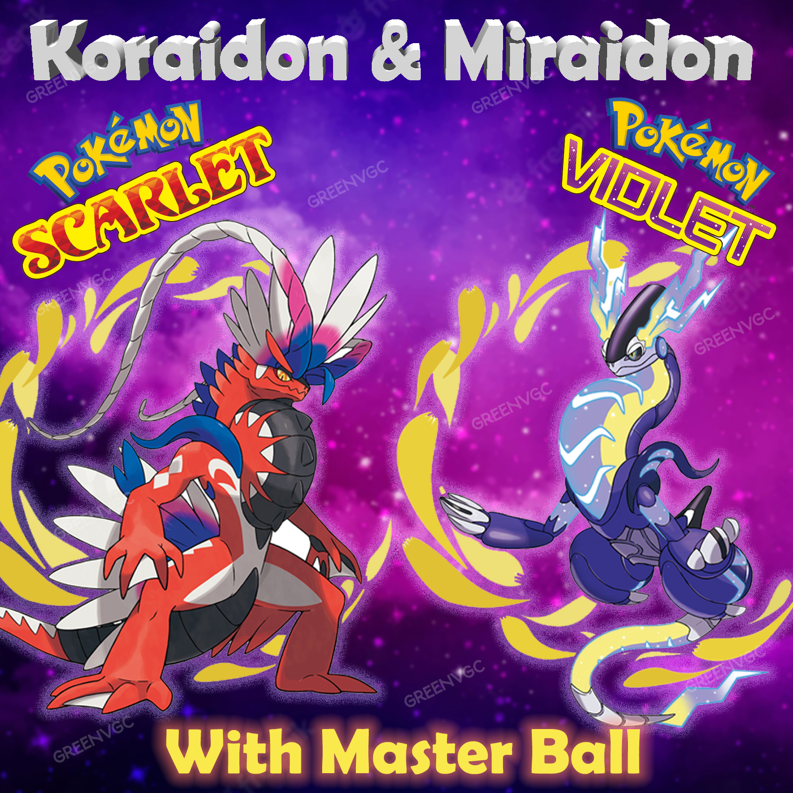 KORAIDON vs MIRAIDON  Legendary Pokémon Battle [Pokémon Scarlet