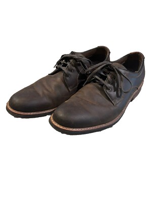 Bass Mens Dress Shoes Brown Leather Size