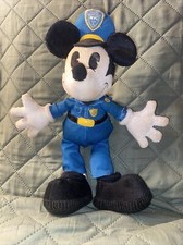 Mickey Mouse NYC Police Department 55th  5th Bean Bag Plush Disney With Tags