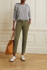  NEW Nili Lotan 345 Jenna Pants in army green sz 6
