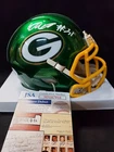 GREEN BAY PACKERS ERIC STOKES AUTOGRAPHED SIGNED FLASH MINI HELMET JSA COA
