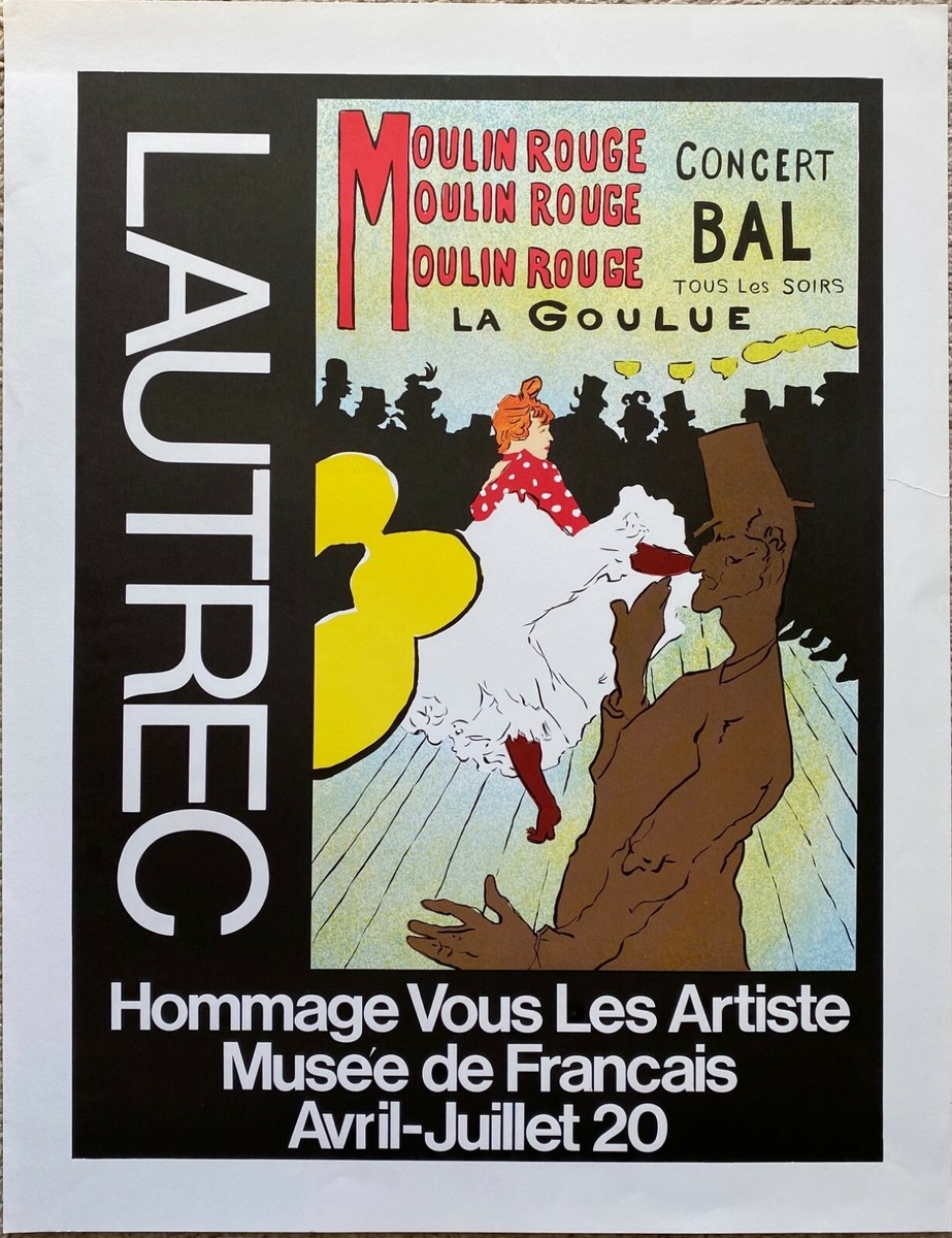 Moulin Rouge: La Goulue by Henri TouLouse Lautrec - Silkscreen | eBay