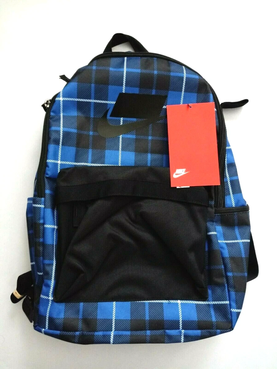 Plaid nike store backpack