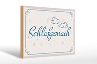 Holzschild Spruch 30X20 Cm Schlafgemach Deko Schild