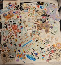 Vintage And Modern Stickers Lot 68 Stickers
