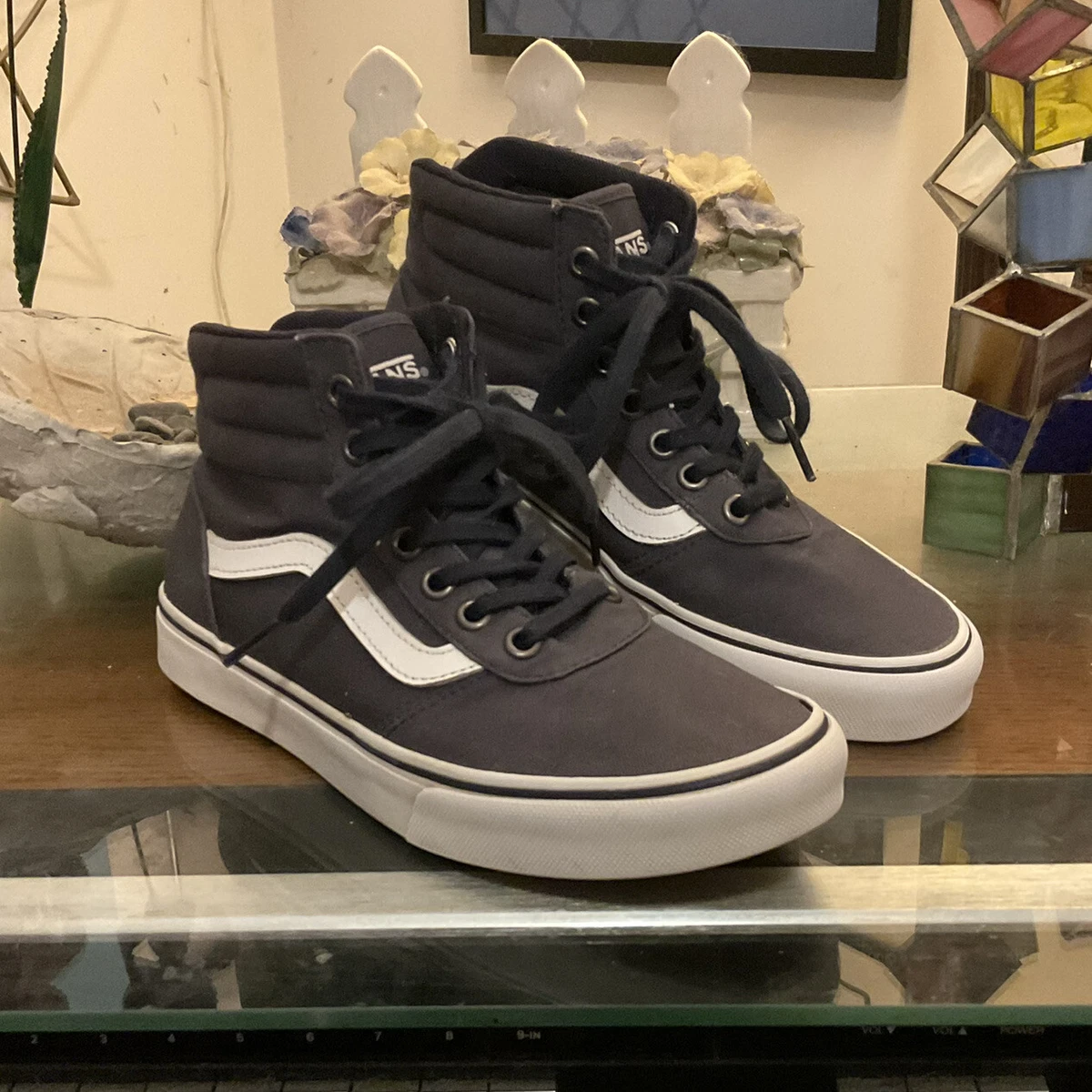 VANS WARD WOMENS HI TOP SNEAKERS 6 eBay