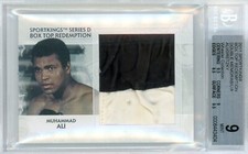 2011 SPORTKINGS BOX TOP REDEMPTION DOUBLE 1/1 ALI & GRETZKY - BGS MINT 9