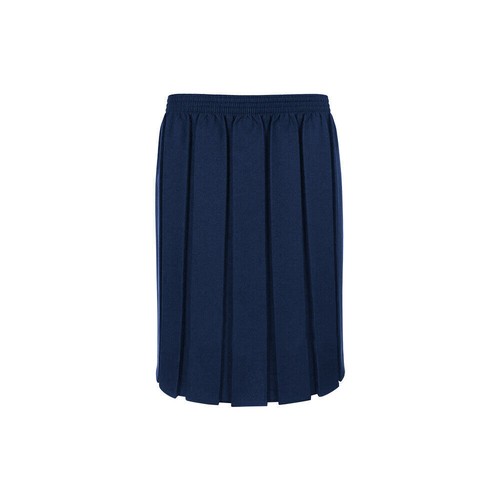 Girls School Skirts Box Pleated Elasticated Waist Skirt Kids School Uniform - Picture 8 of 8