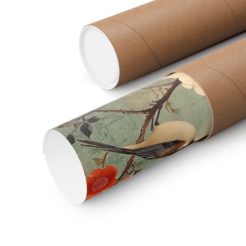 Chinoiserie Wandbild Vögel Floral - ungerahmt Premium matt Poster Druck - Bild 8 von 97