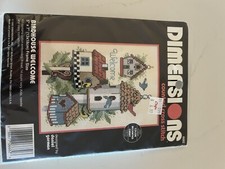 Dimensions Counted Cross Stitch Kit BIRDHOUSE WELCOME 5" x 7" NEW 