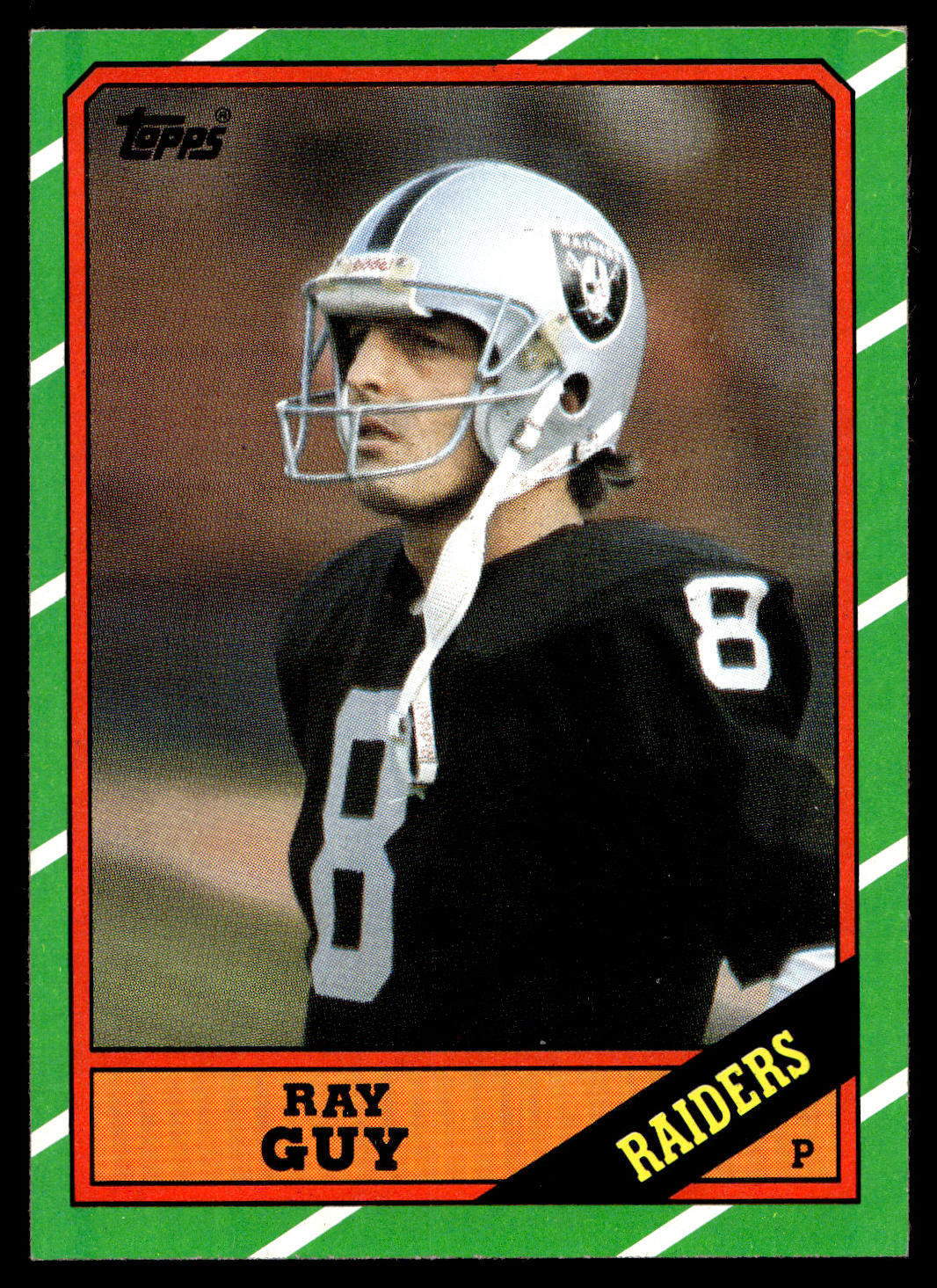 1986 Topps - #69 Ray Guy EX