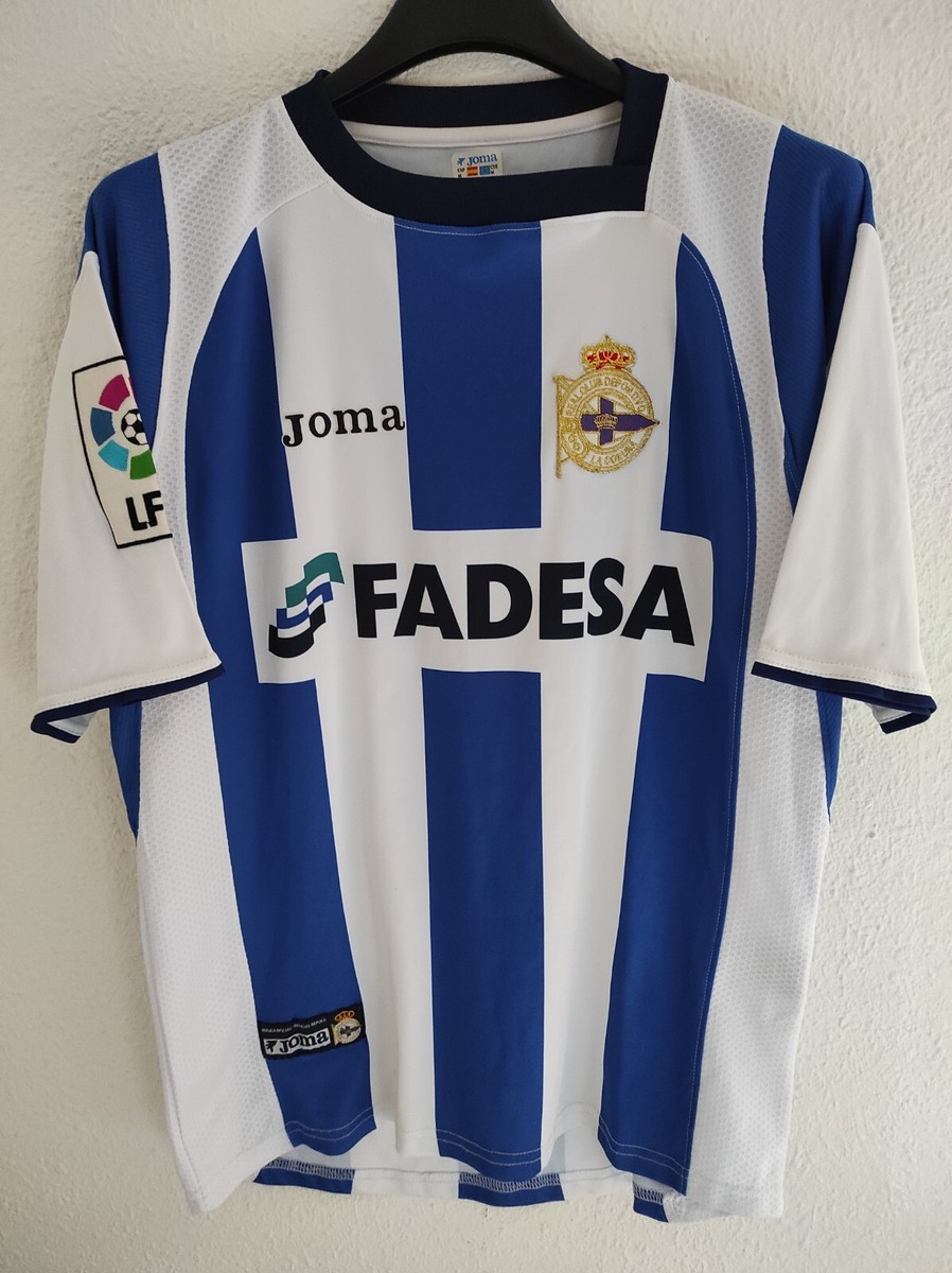 Maillot Déportivo La Corogne – Vintage – Taille L – Fabrication UK