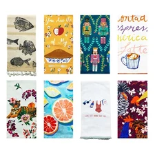 Anthropologie Dish Tea Towel Cotton Kitchen CHOOSE