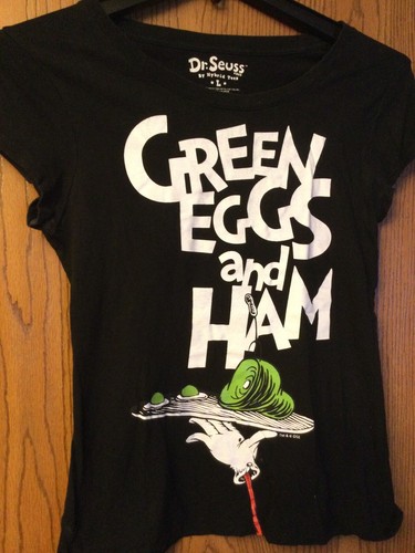 Dr. Seuss - “Green Eggs & Ham” - Black Shirt - L