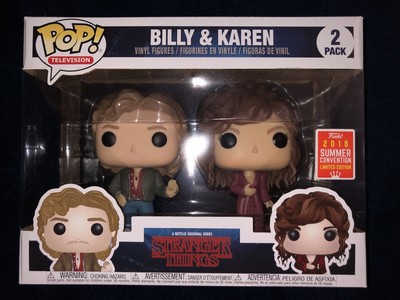 Billy \u0026 Karen 2-Pack Funko Pop Stranger 