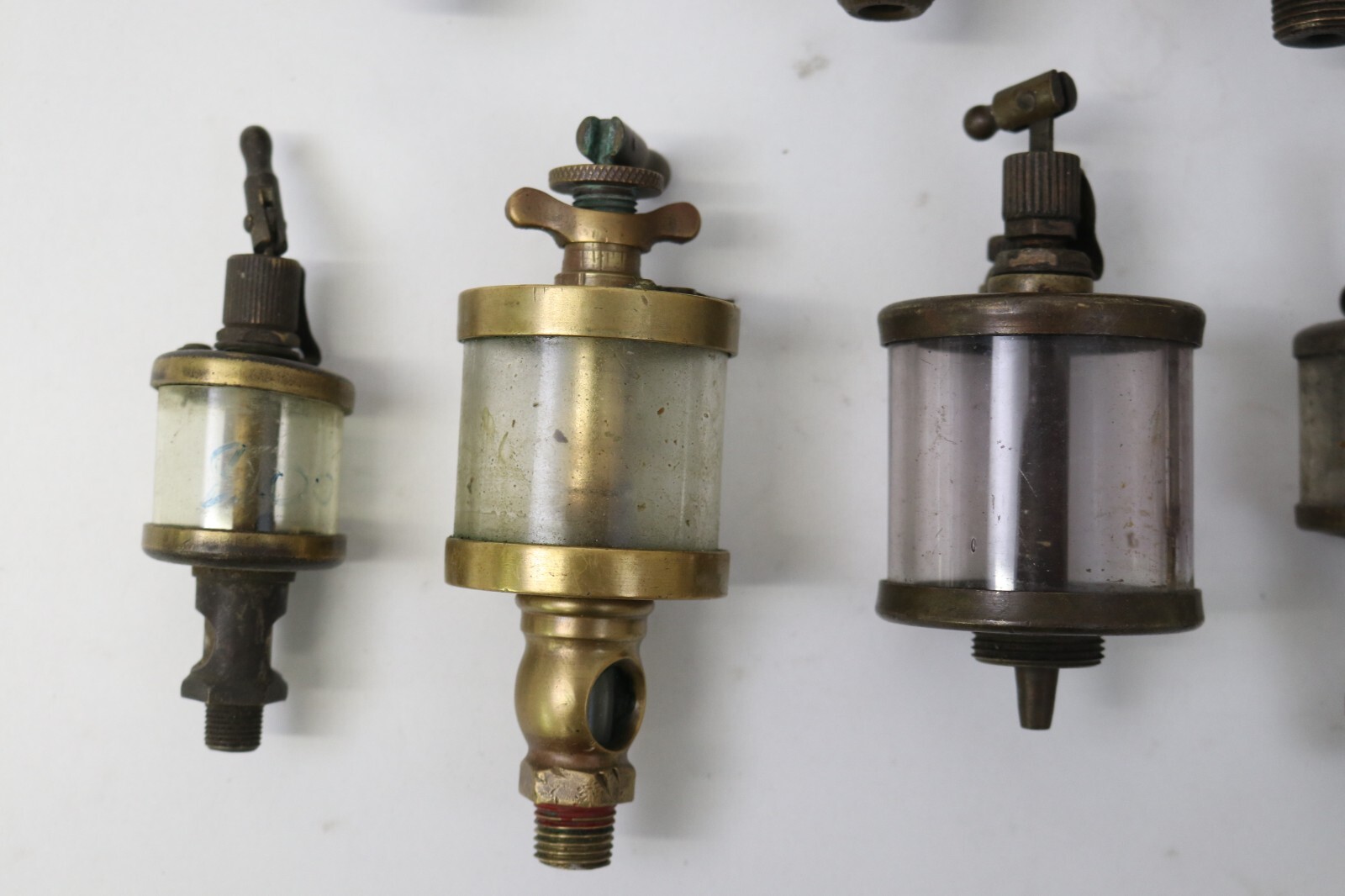 LOT OF ANTIQUE BRASS DRIP OILERS HIT AND MISS AND OTHERS eBay