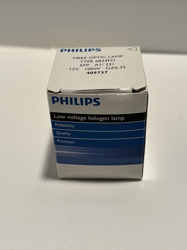 PHILIPS TYPE 6834FO bulb EFP 12V100W GZ6.35 409737 12V 100W lamp Made In Germany