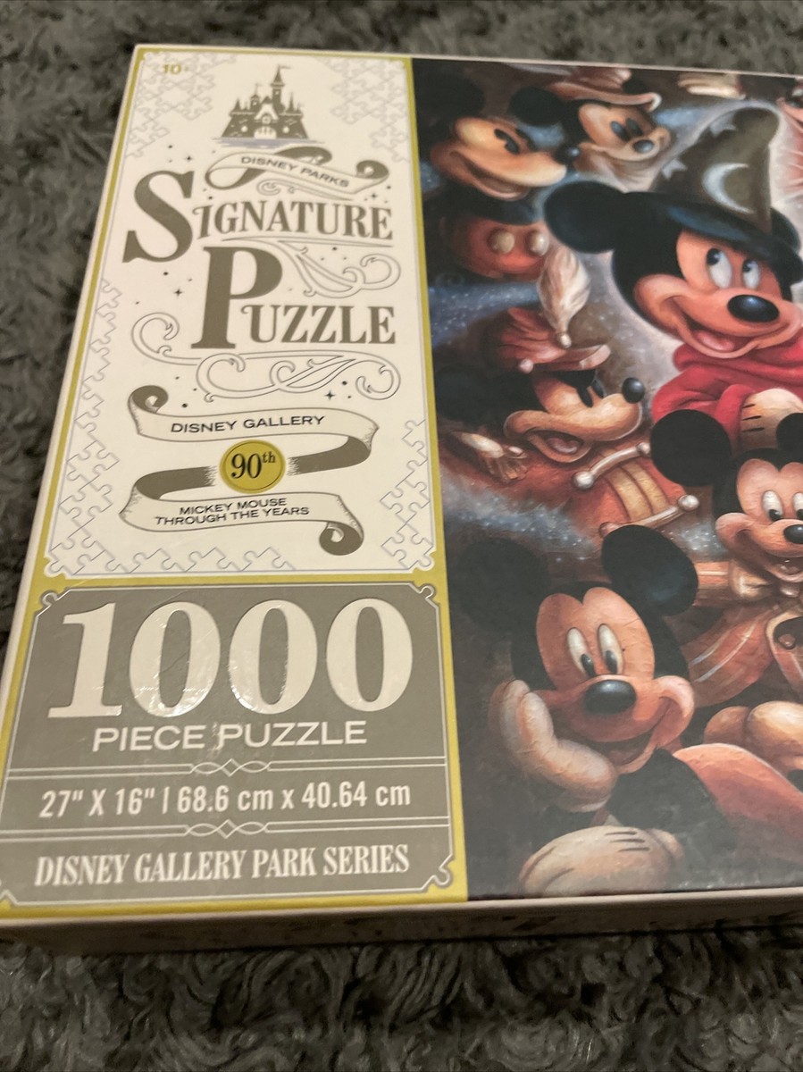 Disney Parks Signature Puzzle 90th Mickey Mouse Sorcerer 1000 pcs