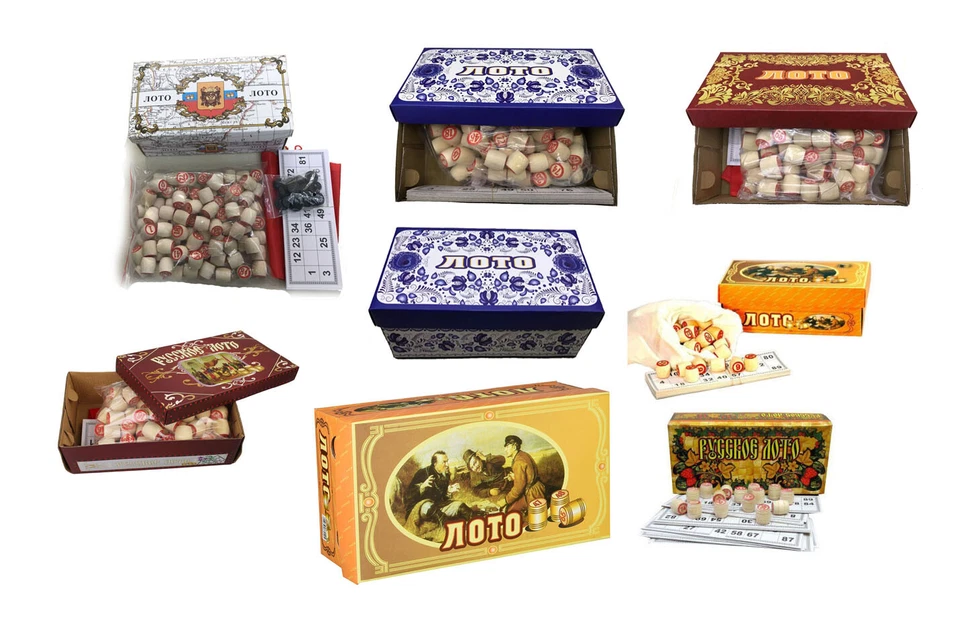 Bingospiel Lottospiel Bingo Russische Lotto Klassischer Lotto Loto in Karton