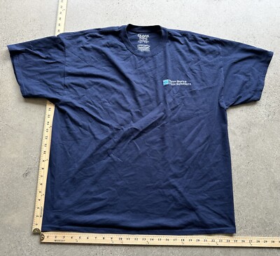 Gildan DryBlend Ryan Herco Fluid Flow Solutions Navy Blue T-shirt Size 2XL