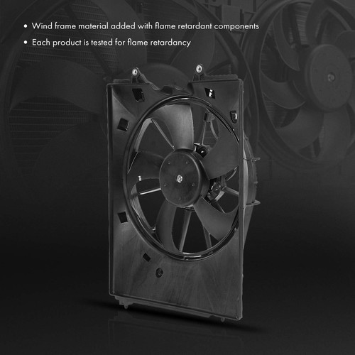 AC Condenser & Left&Right Cooling Fan Assembly Kit for Acura MDX Honda Passport - Picture 7 of 11
