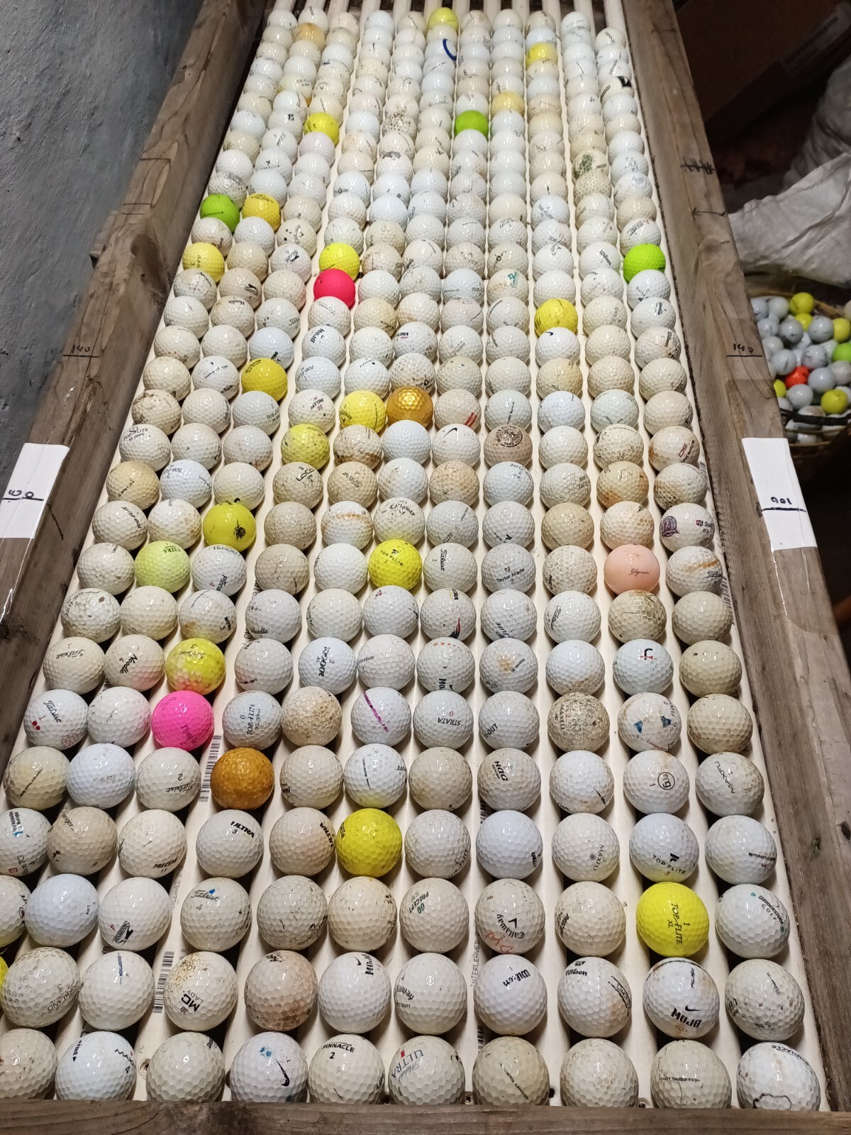 140 Used Shag Range Hitaway Golf Balls