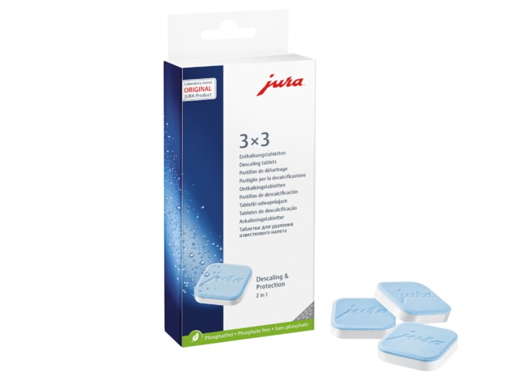 Jura Entkalkungstabletten Pack 9 (3X3) 2 Phasen Ohne Phosphate - Bild 2