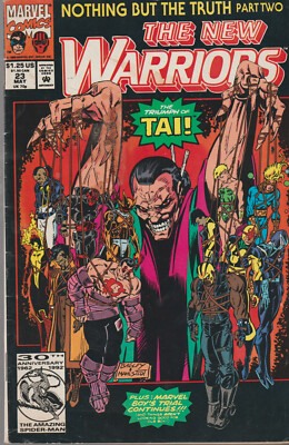 MARVEL COMICS NEW WARRIORS #23 (1992) 1ST PRINT F
