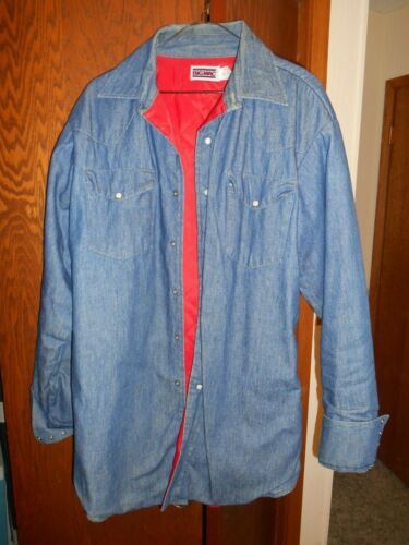 Vtg 40s 50s Wool Shadow Buffalo Plaid Hunting Jacket Mens L Work 