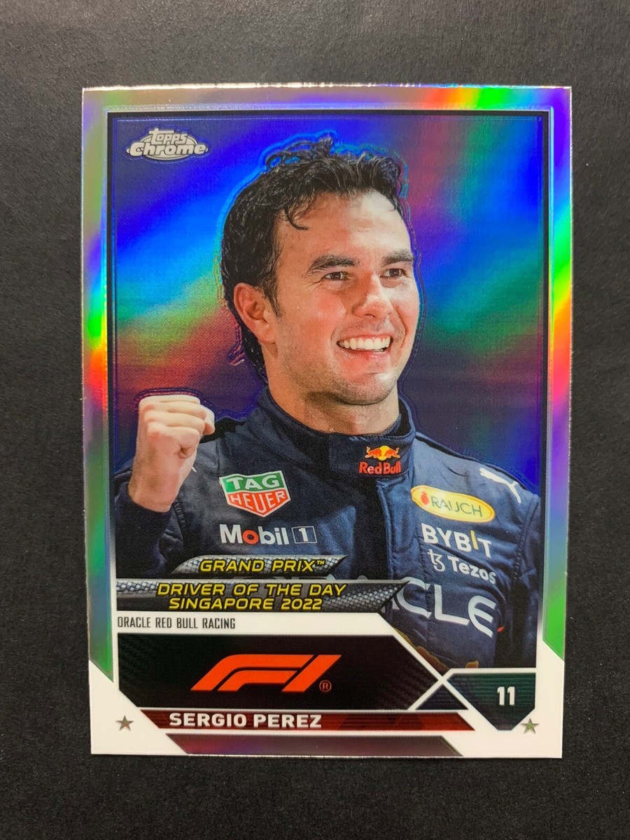 Sergio Perez 2023 Topps Chrome Formula 1 Driver Of The Day