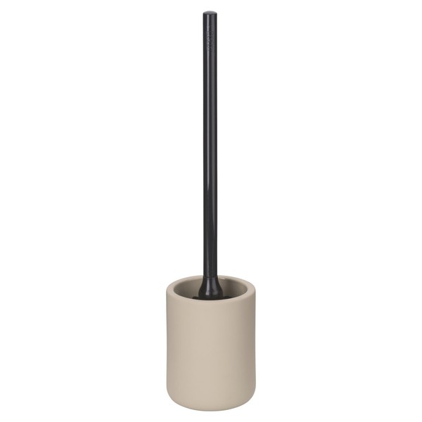 Kela Sana Wc-Garnitur BüRstengarnitur ToilettenbüRste Keramik Schwarz Beige H 45-image
