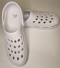 Medical Nursing Womens Ultralite Clogs With Heel Strap Non-Slip Light Shoes Sz 9