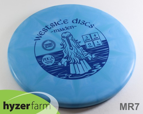 Disco de golf Westside ORIGIO BURST MAIDEN *elige un peso y color* Disco de golf Hyzer Farm - Imagen 8 de 24