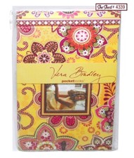 Vera Bradley Bali Gold Pocketbooks Photo Album 4x6 Holds 24 Photos NWT, VGC