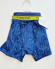 Calvin Klein Big Boys Performance Boxer Brief Underwear 2 Pk Multi Sz L 12/14 