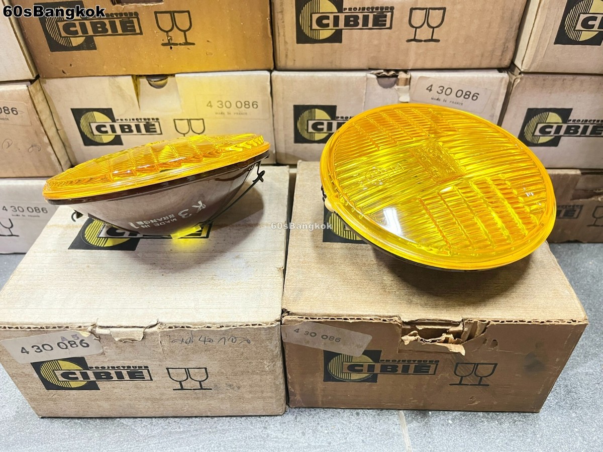 CIBIE IODE 40 OPTICAL FOG LIGHT BLOCKS Amber lens 5.5